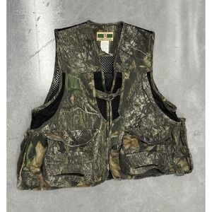Game Winner Camo Hunting Vest Men's Large Mesh Lined Multi Pocket Outdoors